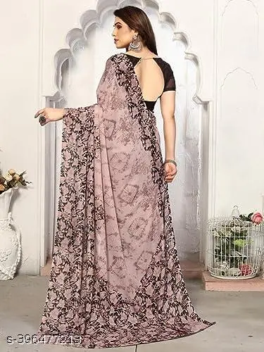 Printed Georgette Saree: New, Trendy, & Fancy - Image 2