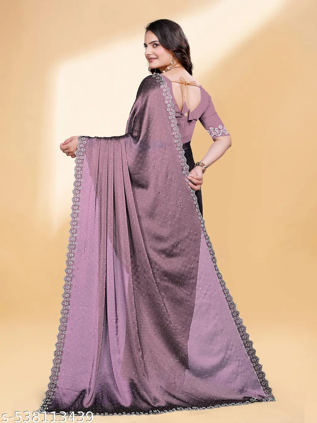 Trending Rangoli Saree: Heavy Work & Border - Image 3