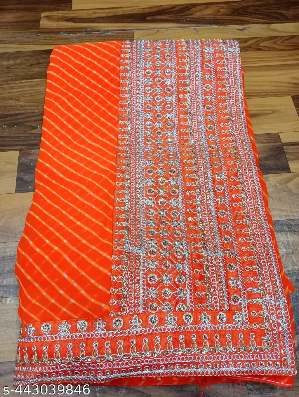 Orange Dream Saree - Image 4