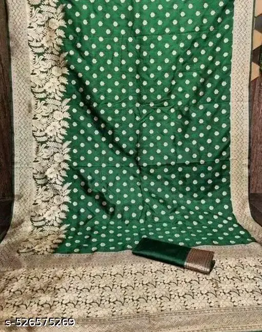Trendy Jacquard Saree - Image 3