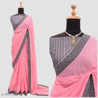 Art Silk Saree with Digital Blouse