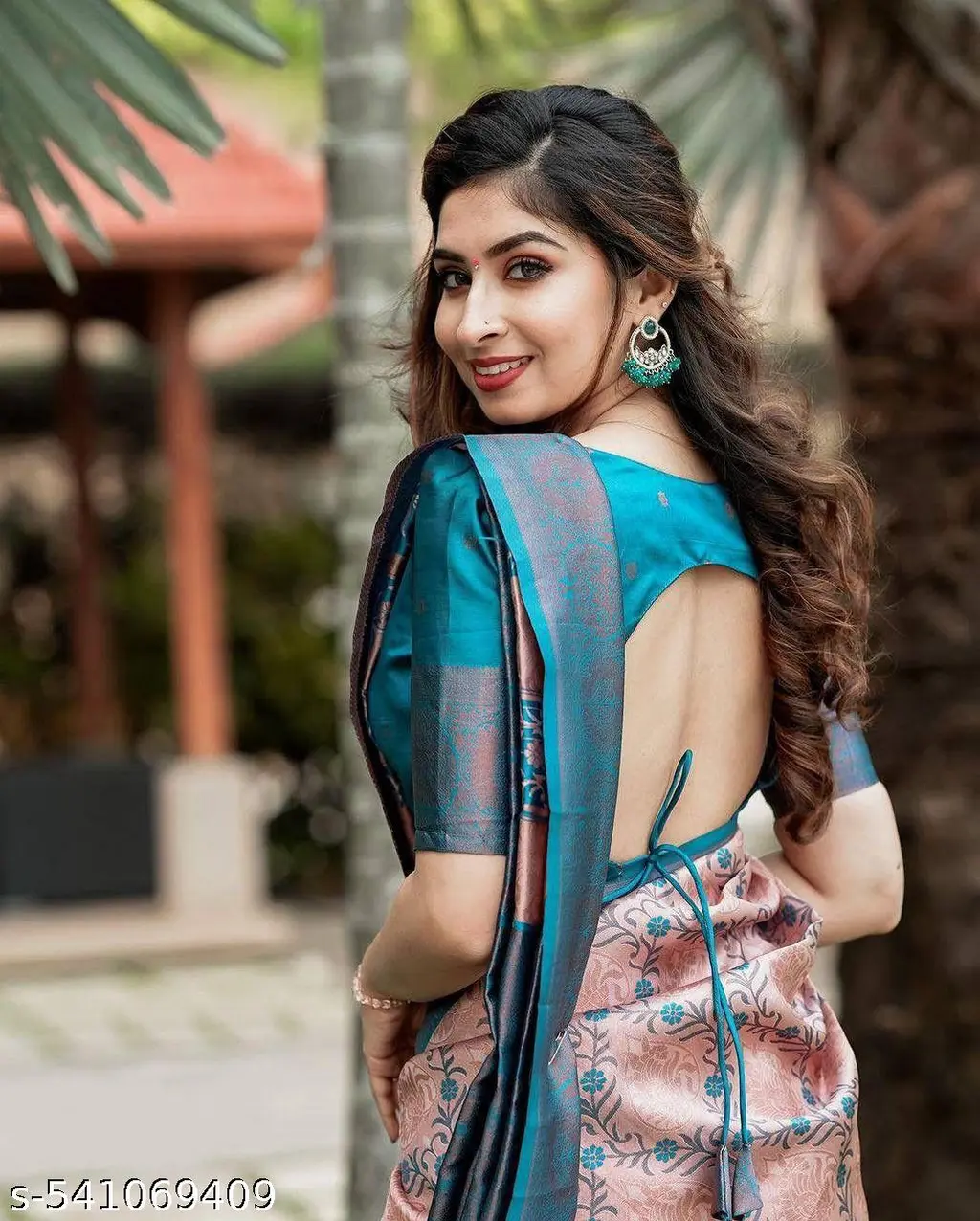 Rainbow Hues Kanjivaram Silk Saree - Image 3