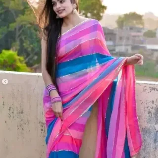 Bollywood Georgette Saree  Digital Print