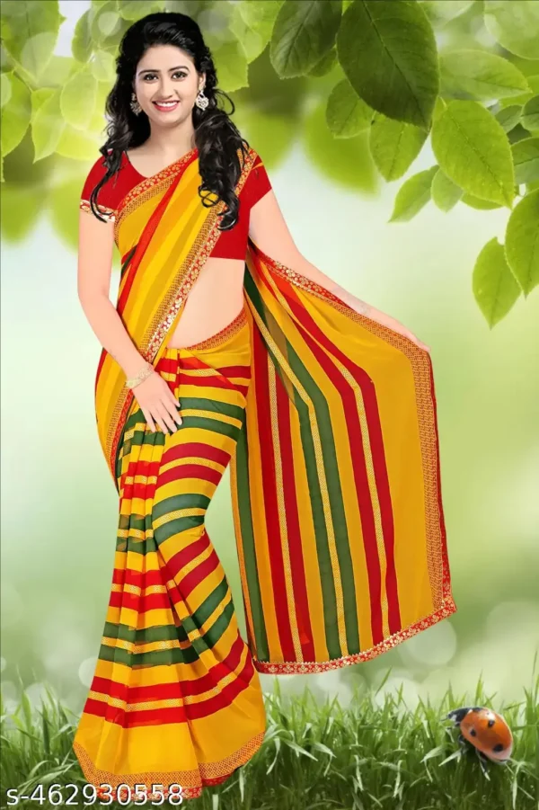 wtch5_1024.webp Yellow Matka Georgette Bandhej Saree Set