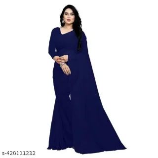 wtoim_1024.webp Elegant Georgette Saree with Blouse Piece