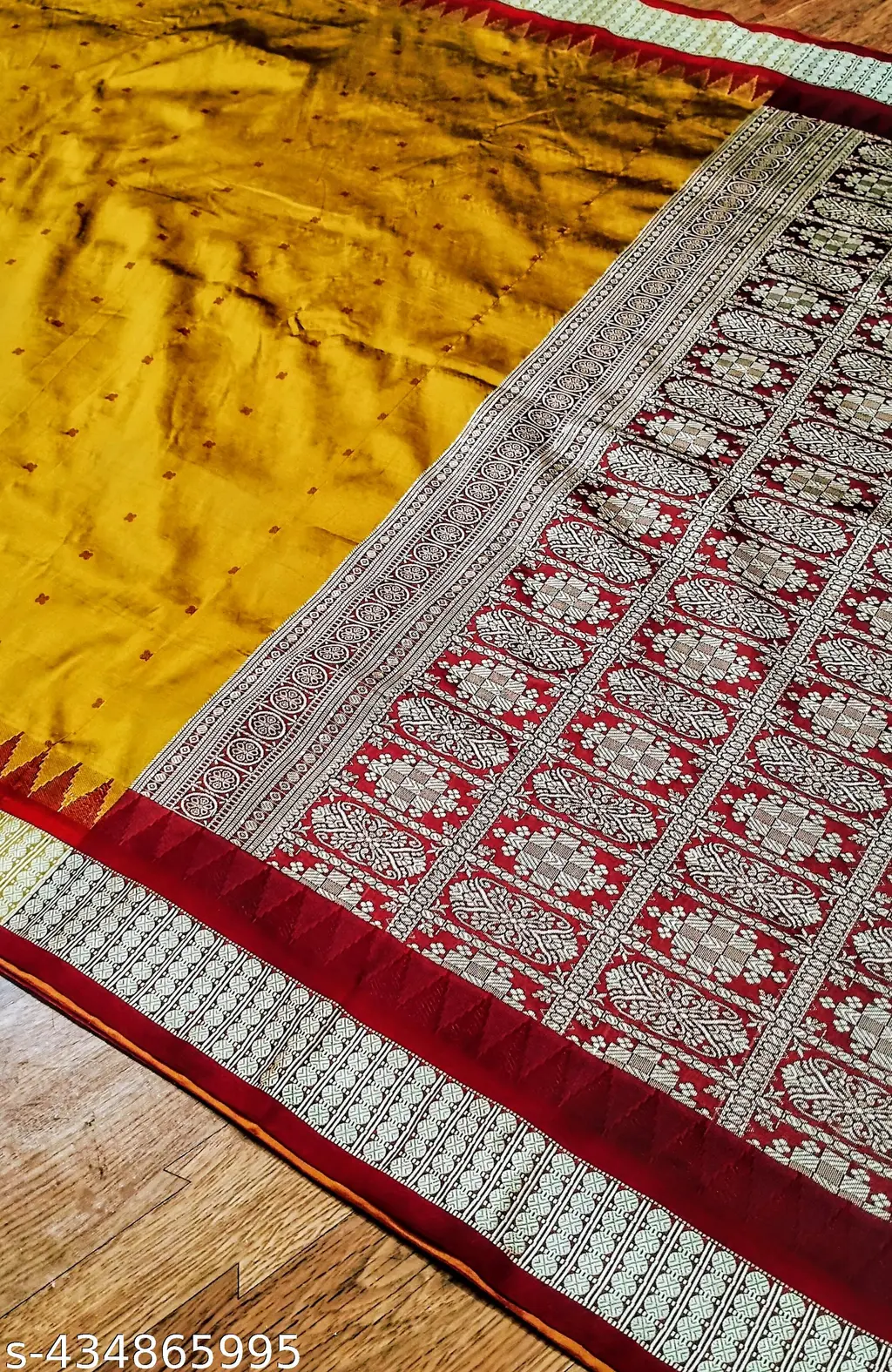 Banarasi Silk Bomkai Sambhalpuri Saree - Image 2