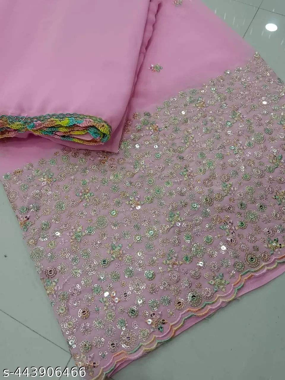 Georgette Sarees: Elegant & Fancy Drape - Image 4