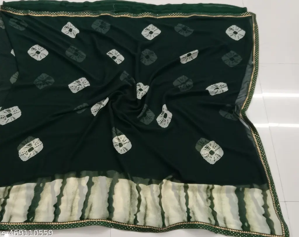 Trendy Shibori Georgette Saree Affordable Elegance - Image 4