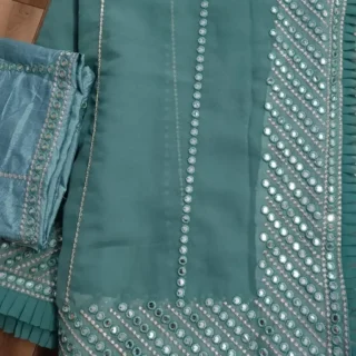 Exquisite Sequence & Zari Work Sari
