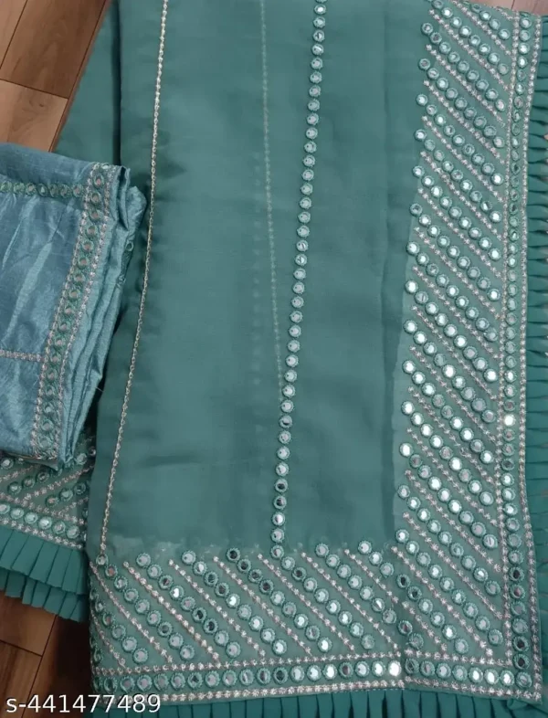 Exquisite Sequence & Zari Work Sari