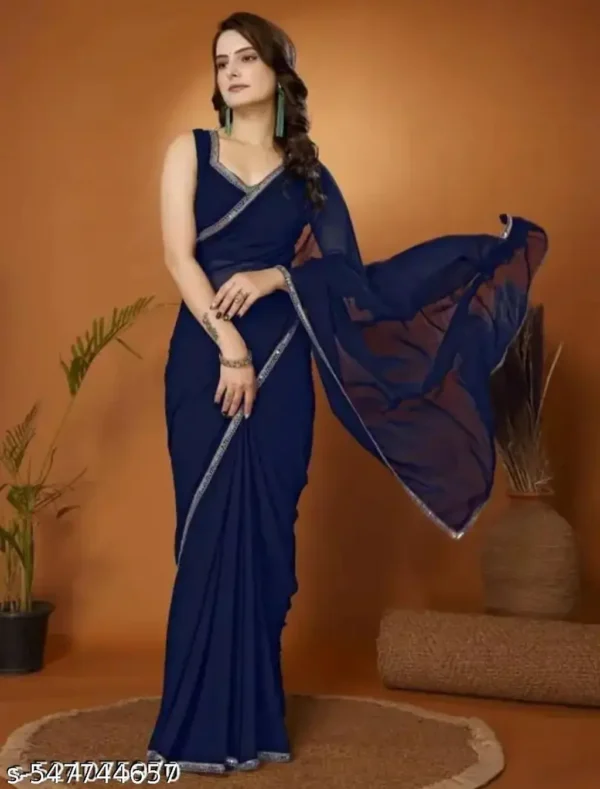 Georgette Sarees: PartyReady Elegance
