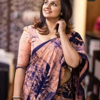 Jaipuri Bagru Soft Cotton Saree with Blouse Piece