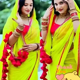 yf9or_1024.webp Georgette Lace Saree & Silk Blouse