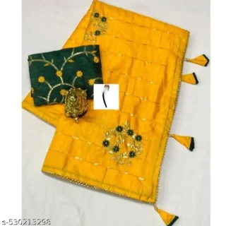 Embroidered Saree Set: Elegant Grace & Style