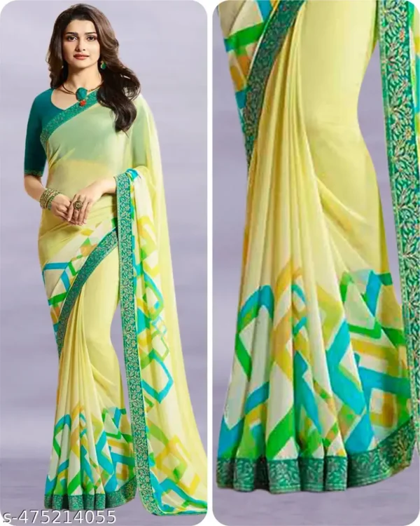Elegant Georgette: Your Daily Saree