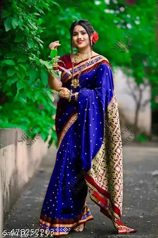 Sambhal Puri Bomkai Buti Saree - Image 3