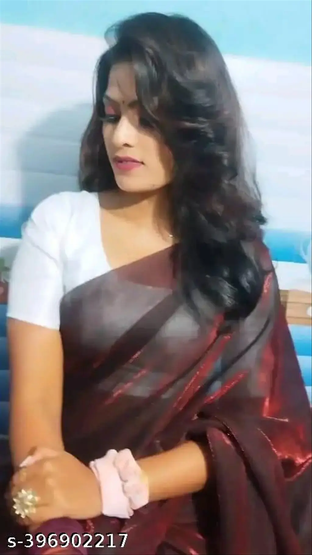 Elegant Party Wear Saree - Image 4