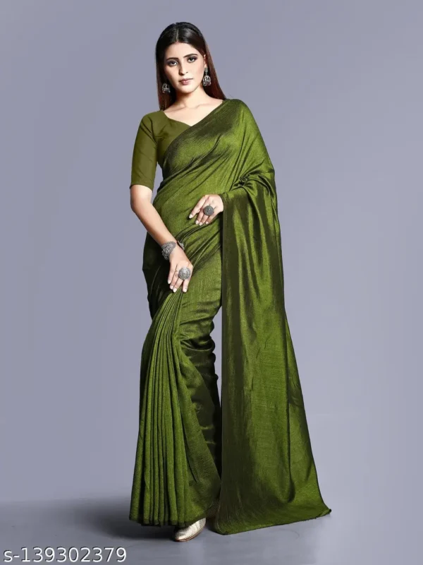 Elegant Georgette Saree with Unstitched Blouse