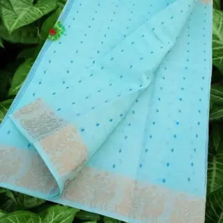 Pure Cotton Tant Saree: Bengal Weave