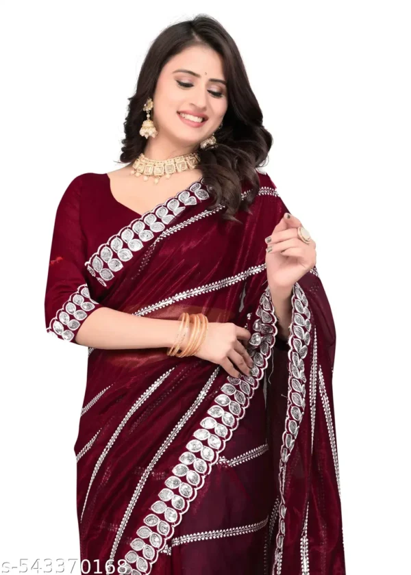 zoac5_1024.webp Georgette Party Wear Saree with Designer Blouse