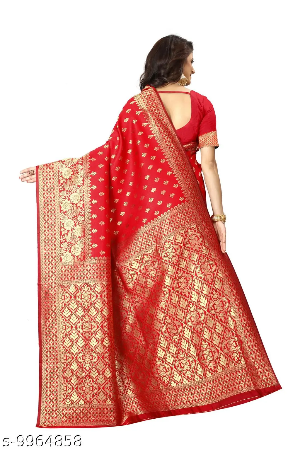 Elegant Polysilk Saree: Drape in Beauty - Image 3