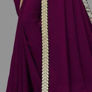Elegant Georgette Saree with Lace Blouse
