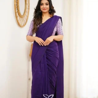 D. Milaans: Khadi Simplicity Saree