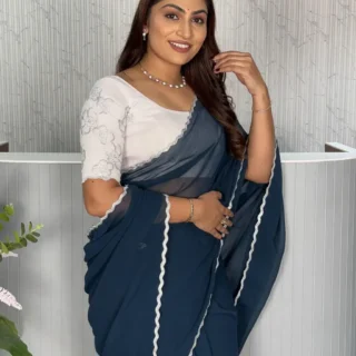 zysvu_1024.webp Elegant Georgette Saree: Flowing Grace